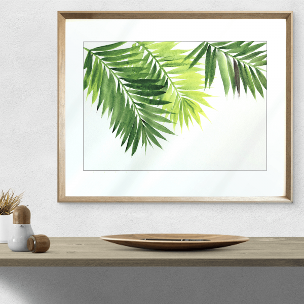 Palm Tree Wall Art - Imagined Oasis 01 – Studio Collection