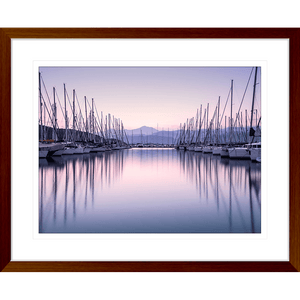 sunrise sunset wall art -03 - in wood frame