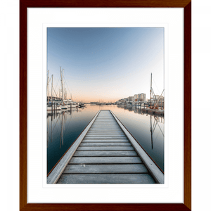 beautiful sunset wall art-Serenity-06 - in wood frame
