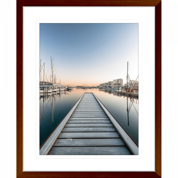 beautiful sunset wall art-Serenity-06 - in wood frame