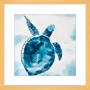 Sea Turtle Photos - Swimming Turtle 02 - Platinum Collection