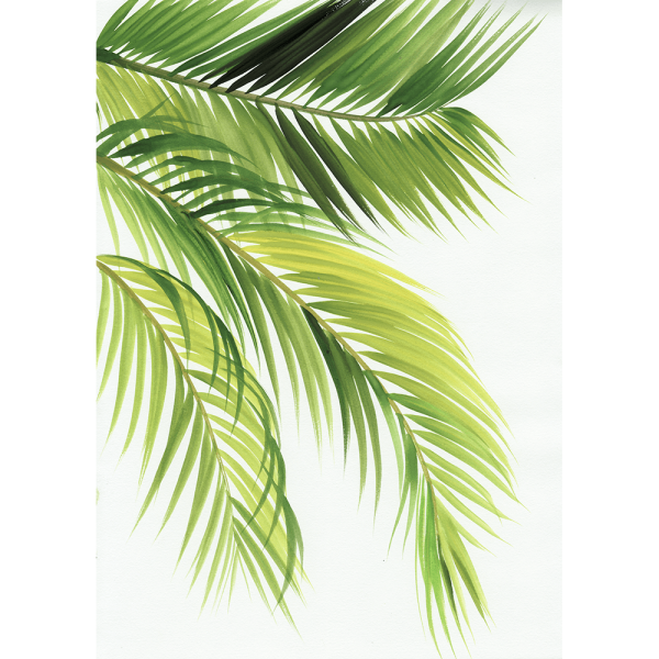 Palm Tree Wall Art - Imagined Oasis 03 – Studio Collection