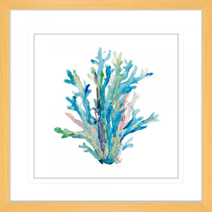 Coral Wall Art - Sea Glass 03 - Platinum Collection