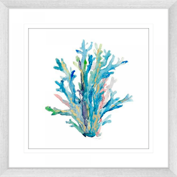 Coral Wall Art - Sea Glass 03 - Platinum Collection