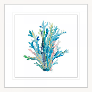 Coral Wall Art - Sea Glass 03 - Platinum Collection