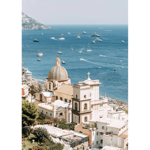 Amalfi Coast photo in Italy with no frame