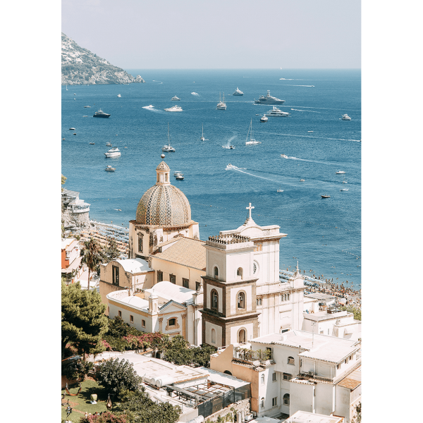 Amalfi Coast photo in Italy with no frame