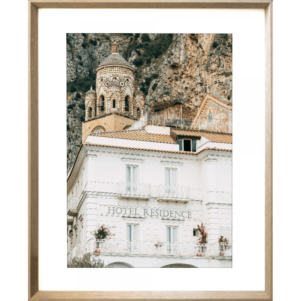  Amalfi Coast Photo hotel Residence photo in a gold frame