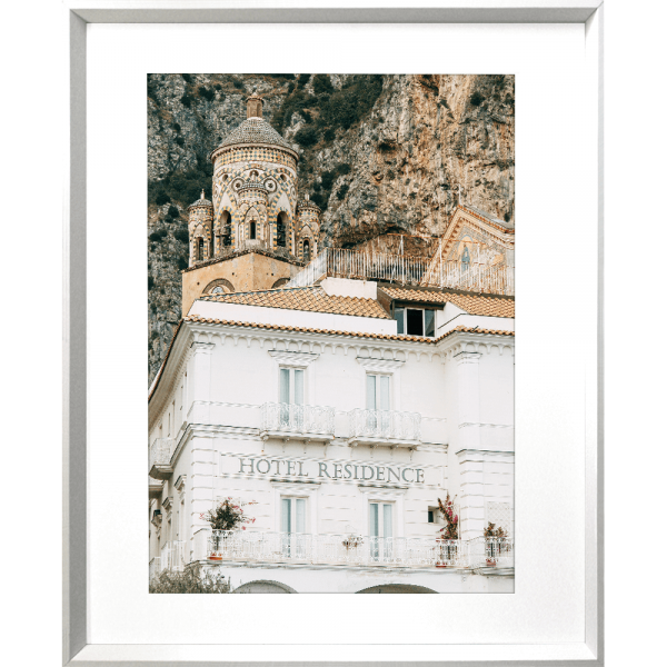  Amalfi Coast Photo hotel Residence photo in a silver frame