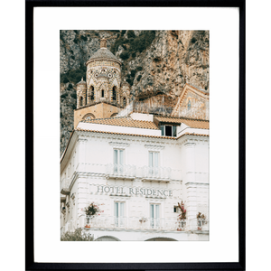  Amalfi Coast Photo hotel Residence photo in a black frame