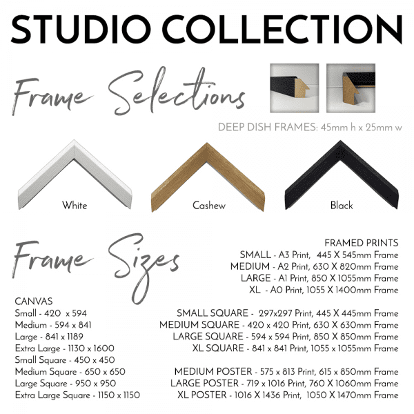 Mis Wall Art Studio Collection frames