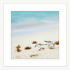 Beach Wall Art - By The Seaside 05 - Standard Collection in white frame