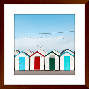 Beach Wall Art - By The Seaside 10 - Standard Collection in wood frame