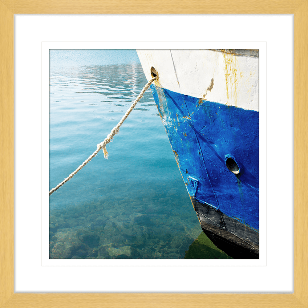 Nautical Wall Art - By The Seaside 11 - Standard CollectionNautical Wall Art - By The Seaside 11 - Standard Collection in oak frame