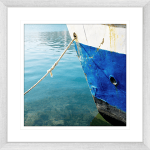 Nautical Wall Art - By The Seaside 11 - Standard Collection in silver frame