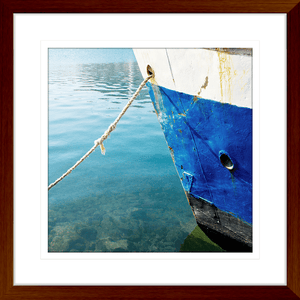 Nautical Wall Art - By The Seaside 11 - Standard Collection in wood frame