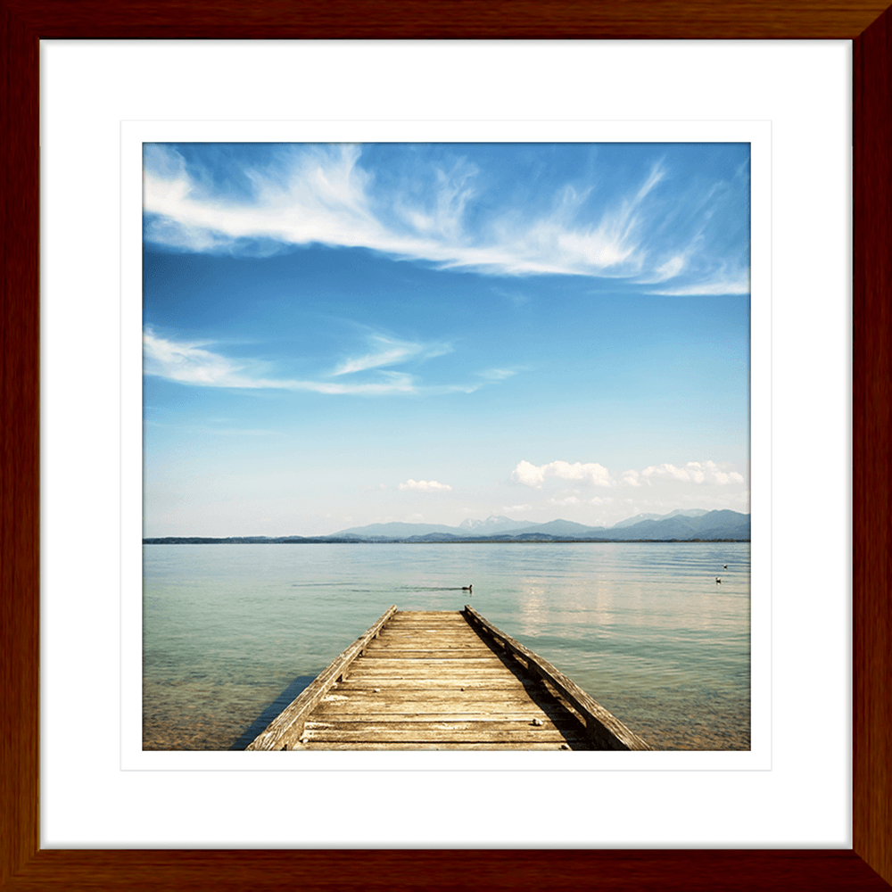 Coastal Wall Art - By The Seaside 12 - Standard Collection in wood frame