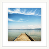 Coastal Wall Art - By The Seaside 12 - Standard Collection in white frame