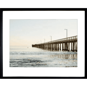 Beach Sunset Photos - Golden Hour 01 – Studio Collection in black frame