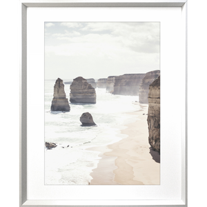 Great Ocean Road Photo by the Australia Wall Art - Heritage 04 Studio Collection in a white frame
