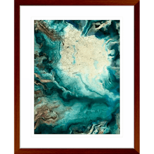 Coral Wall Art- Neo Teal 01 - Platinum Collection