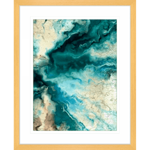 Coral Wall Art - Neo Teal 02 - Platinum Collection