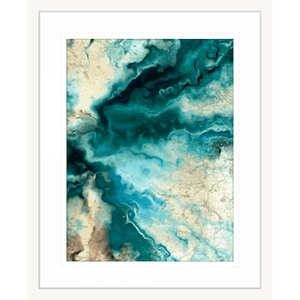 Coral Wall Art - Neo Teal 02 - Platinum Collection