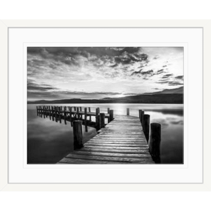 Black and White Wall Art - Monochrome Jetty 01 - Platinum Collection