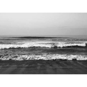 Black and White Photo of the beach - Hidden Cove 03 - Studio Collection from Mis Wall Art on canvas